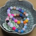 thumbnail image 4 of Angelstones Bracelet Extensible à Perles 10 mm en Agate Naturelle Multicolore Vieillie, Véritables Pierres Précieuses Semi-Précieuses, Guérison, 7 Pouces Unisexe, 4 of 4