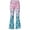 Pink, variant on Girl's Mermaid Tail Leggings with Gradient Scale Printed Flared Leg Pants For Girls Playwear Soft Stretch Dance Trousers Bottom