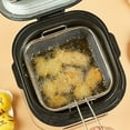 thumbnail image 5 of Electric Deep Fryer, The Most Compact & Convenient To Deep Fry Comfort Food, Restaurant-Style Basket With A 2.64-Quart Capacity, Easy-View Window & Adjustable Temp Control, Stainless 2.5 L, 5 of 7