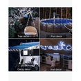 thumbnail image 3 of Manguera Serie Luces Navidad Solar 7m 50led Exterior Jardín 8modos Blanco Luces Decorativa Impermeable, 3 of 4