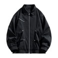 thumbnail image 1 of Veste de Travail Décontractée pour Hommes à Manches Longues et Col Rabattu, Adaptée pour le Sport et le Quotidien, 1 of 8
