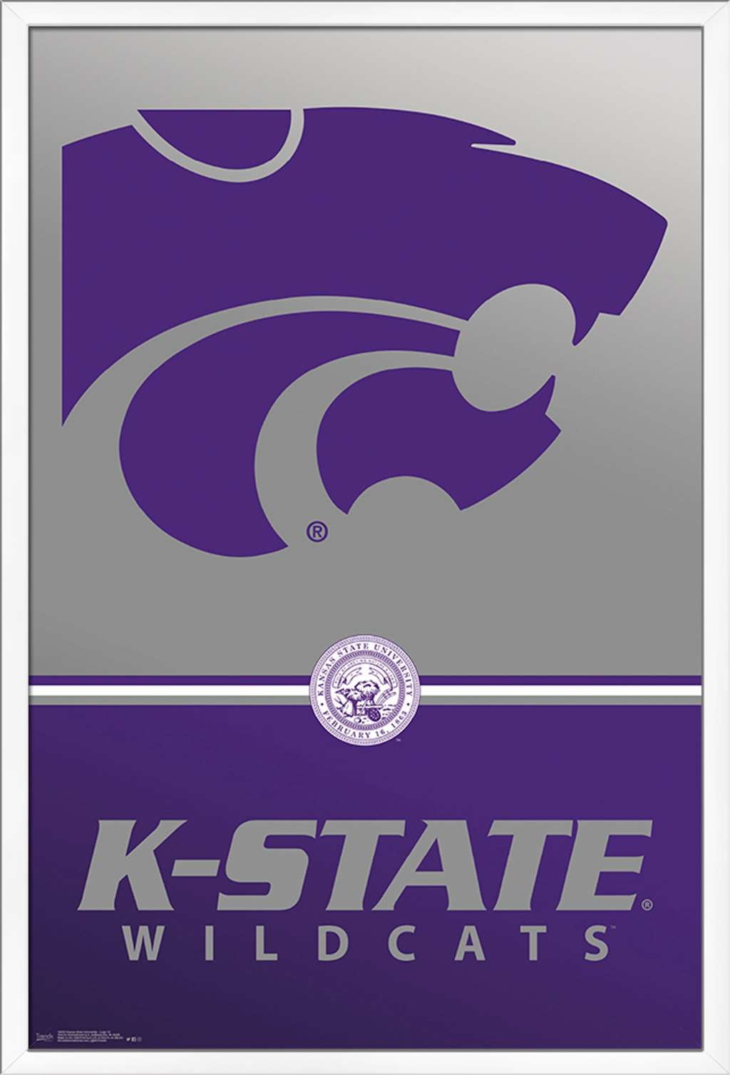 Kansas State University Wildcats Logo Poster