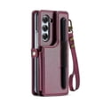 thumbnail image 3 of Funda CaseMe C22 PC+TPU de estilo empresarial con protección RFID, cordón y ranura para bolígrafo para Samsung Galaxy Z Fold6 5G., 3 of 4