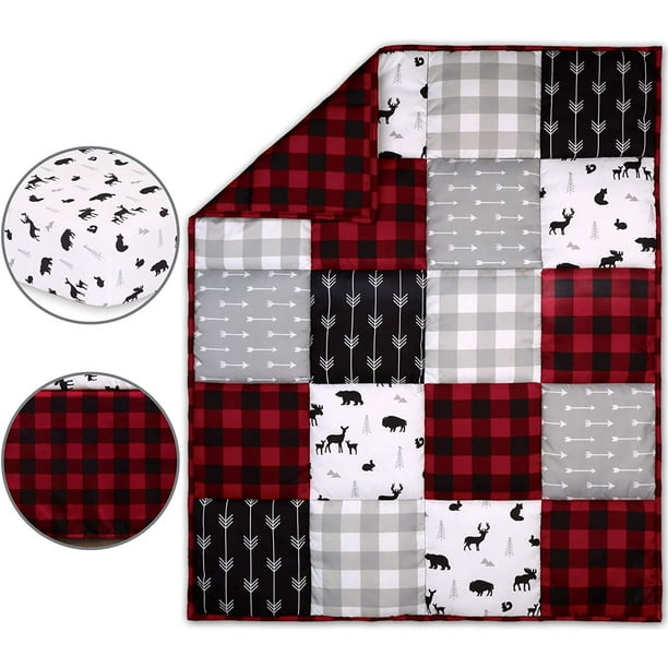 Red buffalo hotsell plaid crib sheet