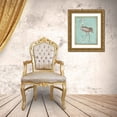 thumbnail image 3 of Vision Studio 15x18 Gold Ornate Wood Framed with Double Matting Museum Art Print Titled - Sepia and Spa Heron IV, 3 of 4