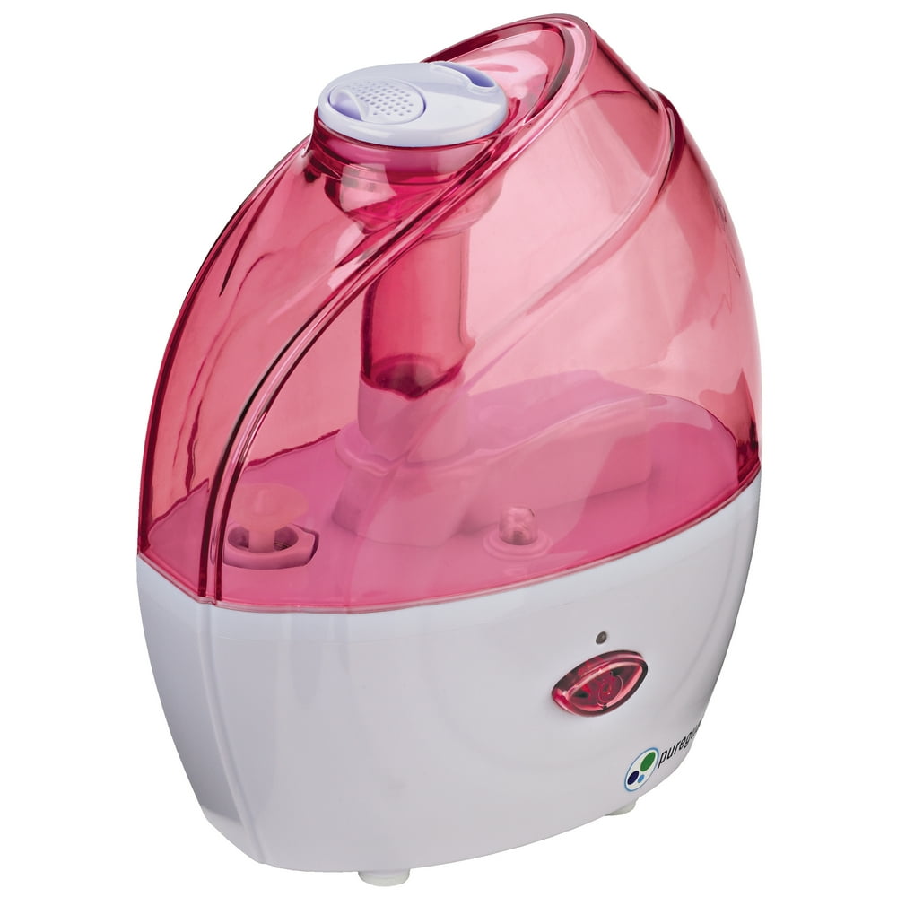 Pure Guardian 10Hour Ultrasonic Table Top Humidifier, Pink Walmart