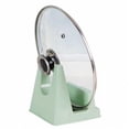 thumbnail image 1 of unbranded 2Ud Soporte De Tapas Y Cuchillos Para Cocina En Plástico Verde Estable, 1 of 8
