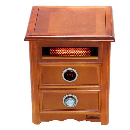 Dr. Infrared Heater DR-999 1500W Advanced Dual Heating System with Nightstand Design,... by Dr. Heater USA