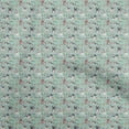 thumbnail image 1 of oneOone Velvet Dusty Teal Green Fabric Dog Sketch Sewing Craft Projects Fabric Prints By Yard 58 Inch Wide, 1 of 5