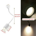 thumbnail image 3 of FSLiving J-Type Track Lighting, 5W COB Neutral Light Modern Design Aluminum Mini Track Mount Flexible Angle Adjusted Pendant Light Fixtures for Gallery Showcase Kitchen Loft(No Track) - 3 Pack (White), 3 of 8