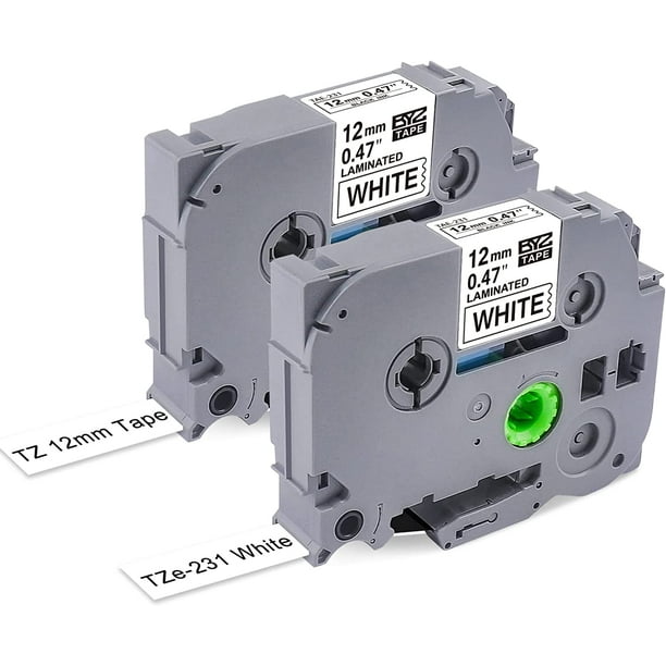 12mm 0 47 Laminated White Tape