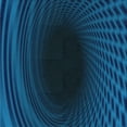 thumbnail image 1 of Ahgly Company Machine Washable Indoor Square Transitional Deep-Sea Blue Area Rugs, 8' Square, 1 of 7