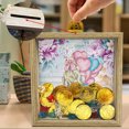 thumbnail image 1 of Cuadros Decorativos Diamante de madera pintura alcancía DIY caja de ahorro de monedas regalos de Navidad (CQG09) Sywqhk Nuevos Originales, 1 of 1