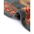 thumbnail image 7 of Unique Loom Sahand Collection Area Rug - Arsaces (2' 7" x 10' Runner Navy Blue/Gray), 7 of 7