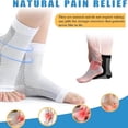 thumbnail image 5 of 1Pair Neuropathy Socks Ankle Protector Anti Fatigue Compression Foot Sleeve Support Brace Socks Exercise Sports Protective Gear, 5 of 10