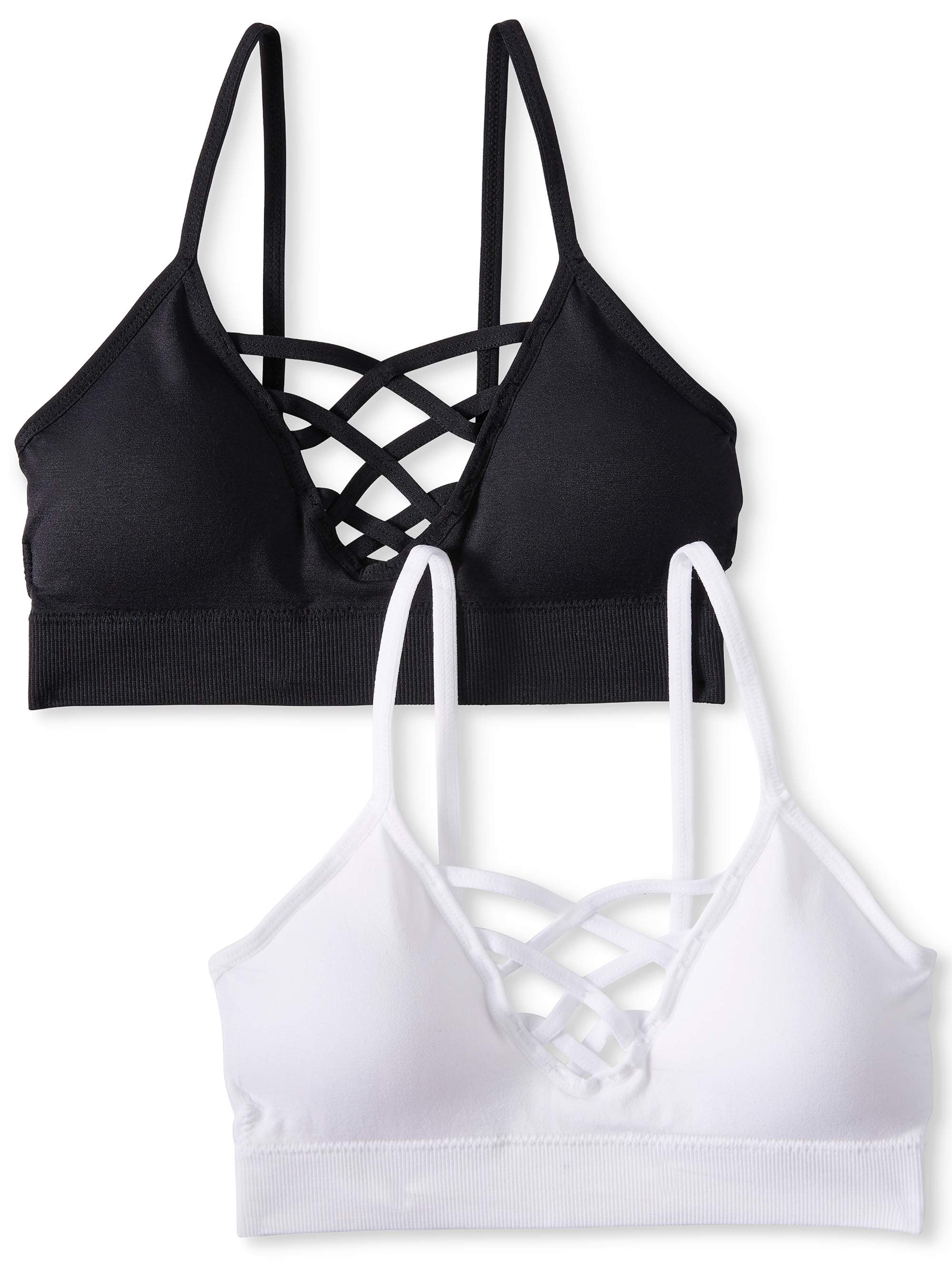 cage front sports bra