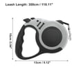 thumbnail image 4 of Unique Bargains Retractable Pet Leash Ergonomic Dog Leash with Handle White 118.11", 4 of 6