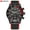 All Black and White Characters, variant on Curren 8250 Black Large Dial Fashion Men's Watch Three-Eye Waterproof Quartz Watch