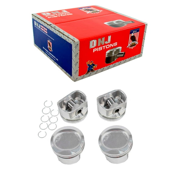 DNJ P946 Std. Complete Piston Set Fits Cars & Trucks 98-08 Chevrolet Corolla Prizm 1.8L DOHC