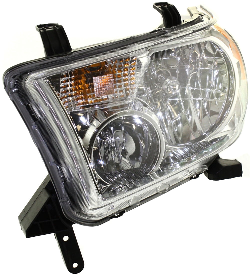 Replacement RBT100106Q Headlight Compatible With 2007-2013 Toyota Tundra 2008-2020 Sequoia Left Driver Halogen With bulb(s) CAPA Certified