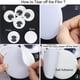 thumbnail image 2 of 6 PCS Giant Googly Eyes Black White Googly Eyes Large Sticky Eyes, 2 of 2