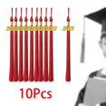 thumbnail image 4 of Baohd 10Pcs 2023 Graduation Cap Pompons Blanc Classique 15 Pouces Accessoires de Fête Rouge 40cm 1Set, 4 of 6