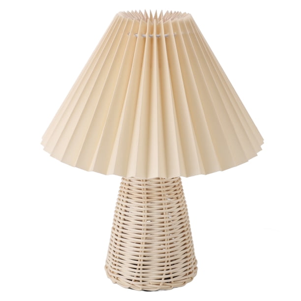 Lámpara De Cabecera, Lámpara Plisada Decorativa 3 Temperaturas De Color Ajuste De Control Remoto Para Oficina