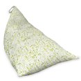 thumbnail image 2 of Mustard Lounger Chair Bag, Spring Greenery Repeated Composition of Meadow Herbs Flowers Plants Leaves, High Capacity Storage with Handle Container, Lounger Size, White Apple Green, by Ambesonne, 2 of 5
