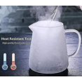 thumbnail image 3 of Glass Teapot With Stainless Steel Infuser,heat Resistant Glass Teapot With Removable Infuser, Borosilicate Clear Glass Tea Pots For Loose Leaf Tea And, 3 of 5