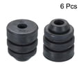thumbnail image 3 of Uxcell 1.4" x 1.7" Compressor Rubber Feet Foot Mount Anti Vibration Pad Replacement for Air Conditioner, Black 6 Pack, 3 of 5