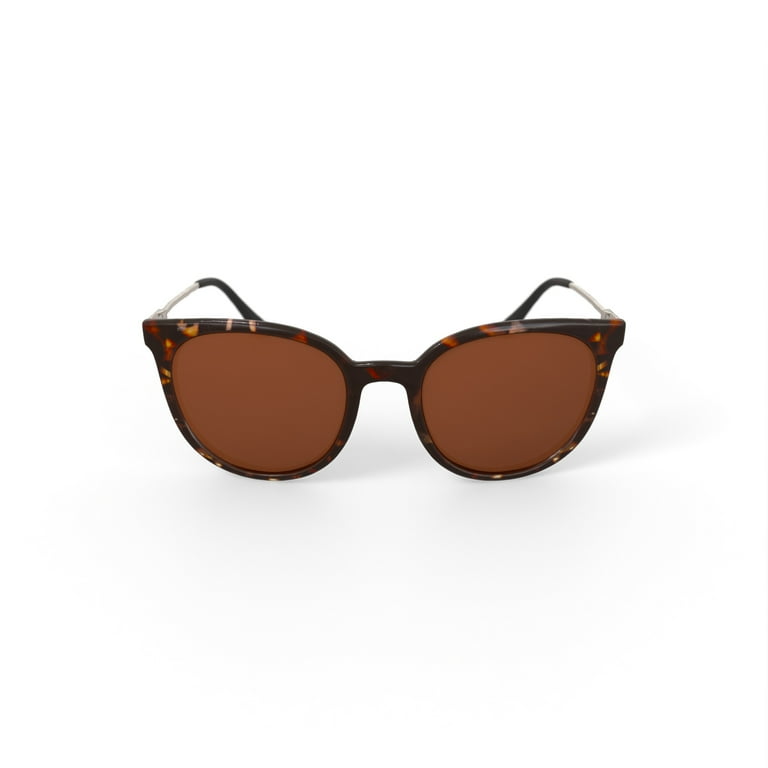Hard Candy Womens Rx'able Sunglasses, Hs15, Dark Tortoise