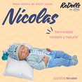 thumbnail image 2 of Muñeco Reborn Nicolás 55cm Mameluco y Kit Esencial, 2 of 4