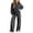 Dark Gray, variant on SERTGUTR Girls' Knit Pullover Half Zip Stand Collar Drop Shoulder Wide Leg Pants Ribbed Cuffs Relaxed Fit Warm 2 Piece Tracksuit Set School Everyday Outerwear