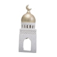 thumbnail image 3 of Estante decorativo con forma de mezquita lunar, organizador único hecho a mano. 65 cm x 18 cm, 3 of 6