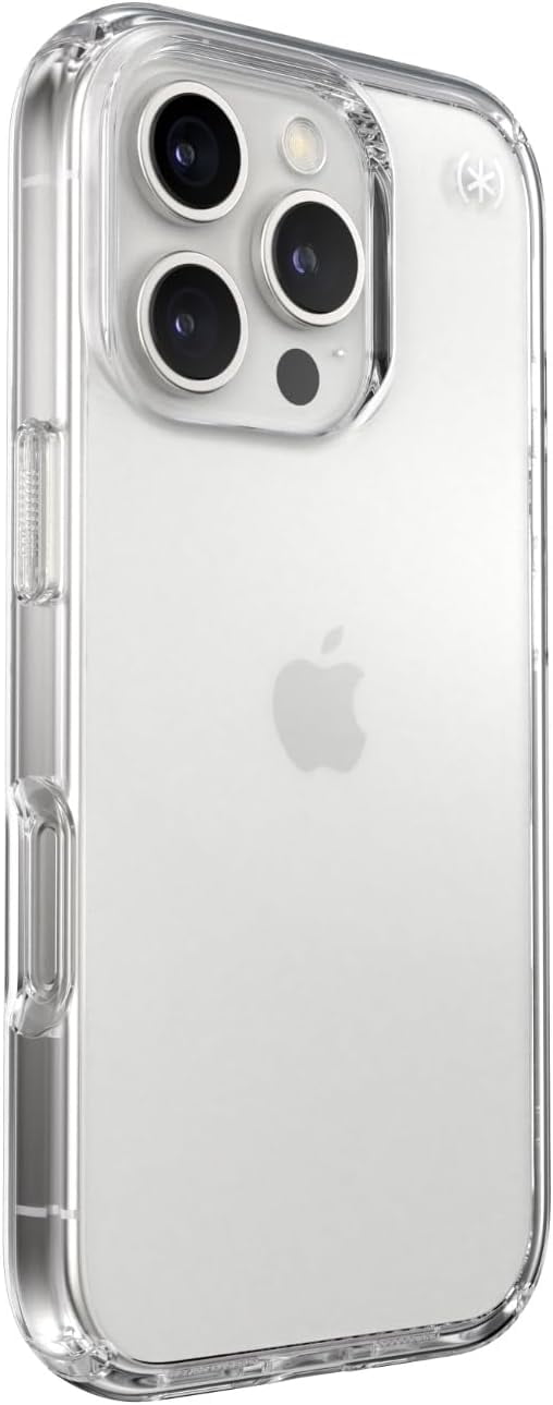 Speck Clear iPhone 16 Pro Case - Slim Phone Case iPhone 16 Pro - iPhone 16 Pro Phone Case - Presidio Perfect Clear