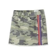 Camo Print Side Stripe Skirt (Big Girls)
