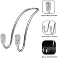 thumbnail image 4 of Vett 2 car seat backrest organizer hook headrest pendant (silver), 4 of 5