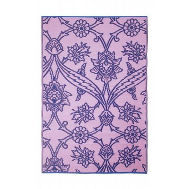 Achla K-121 Fuchsia Flowers 4 x 6 Floor Mat Lavender