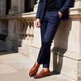 thumbnail image 5 of Bruno Marc Men's Classic Penny Loafers Leather Dress Shoes Comfort Lightweight Slip-on Shoe, 5 of 5