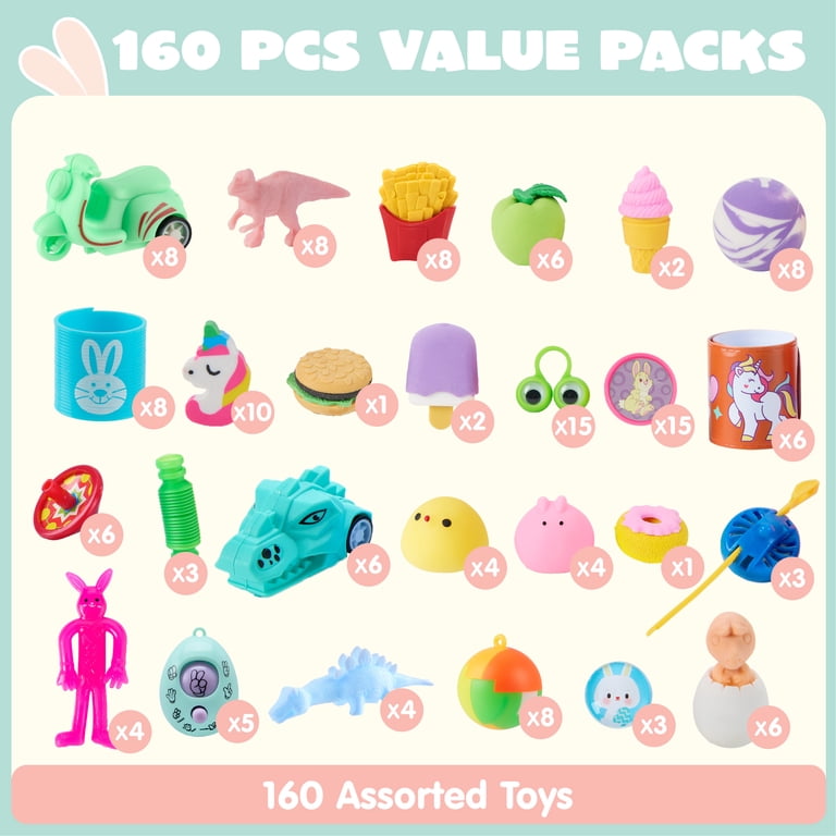 Joyfy, Prefilled Easter Eggs, 160 Pack, Multicolor - Walmart.com