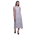 thumbnail image 1 of Bimba Robe Longue Dos Nu à Fleurs Décontractée pour Femmes Robe de Plage Imprimée-TG, 1 of 6