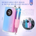 thumbnail image 2 of Taladro de uñas eléctrico SAVILAND 40000 RPM con kit de uñas 2600 mAh, 2 of 8