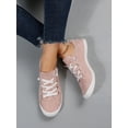 thumbnail image 1 of Women's Fashionable Soft & Comfortable All-match Lace-up Casual Sports Shoes, 1 of 3