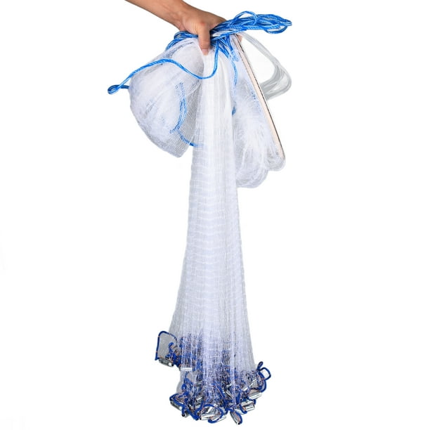Hand Throwing Fishing Net, Fishing Cast Net Tension Flexible Easy To Use  For Fish Pond For Festival For Birthday 