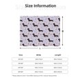 thumbnail image 2 of Throw Blanket for Couch, Dachshund Dog Puppy No.1026 Super Soft Fuzzy Comfy Warm Throw Blanket, Cuteness Lightweight Cozy Plush Flannel Blanket & Throws for Sofa and Bed All Season, 2 of 5