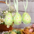 thumbnail image 5 of Easter Eggs Hanging Ornaments,3Pcs White Buffalo Plaid Dots Easter Hanging Eggs,Colorful Decorative Eggs Baubles Ornaments,Spring Farmhouse Easter Basket Filler Decor, 5 of 5