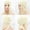 White, variant on Winter Hats For Women Winter Warm Knit Beanie Hat Wool Turban Thick Chemo Cap Soft Comfortable Polyester White One Size