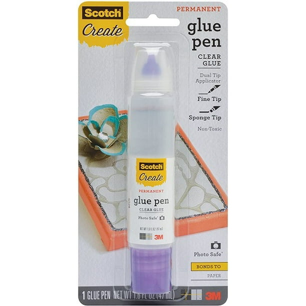 Scotch Glue Pen, 1.6 fl. oz, Photo Safe and NonToxic (019CFT