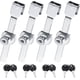 thumbnail image 1 of 4 Pcs Sliding Glass Door Ratchet Lock , Glass Door Lock , Cabinet Safety Lock For Glass Door Cabinet Display Drawer Cupboard Mail Box Door Showcase, 1 of 5