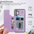 thumbnail image 4 of Samsung Galaxy A32 5G Wallet Case, PU Leather Heavy Duty Rugged Shockproof Protective Cases with Card Slots Cash Holder Phone Case for Samsung Galaxy, 4 of 4